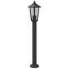 A black outdoor lamp post on a white background. Voir les images du produit