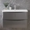 Waschtisch mit Unterschrank 80 cm Smiley Badmöbel Set Produktbild-Vorschau 3
