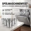 Edelstahl Trinkbecher 200 ml, 6er Set, bruchsicher, leicht Produktbild-Vorschau 9