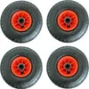 4x Sackkarrenrad Luftrad 260x85 mm 3.00-4 75 mm zentrierte Produktbild-Vorschau 1