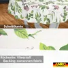 Tischdecke wasserabweisend abwaschbar Grün Rund 100cm Produktbild-Vorschau 3