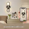 ZMH Wandleuchte Innen LED Wandlampe Schwarz Wand Lampe für Produktbild-Vorschau 5