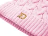 DELPHIN QUEEN, uni, rose, bonnet d'hiver pour femmes, Voir les images du produit 3