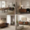 Mobile basso "Boxholm" con 3 ante push-to-open 160 x 30 x Anteprima dell’immagine prodotto 3