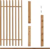 Relaxdays Wandgarderobe Bambus, Hutablage und Produktbild-Vorschau 10