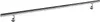 A silver handrail with two wall mounts against a white background. Produktbild-Vorschau