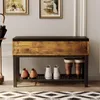 Meuble à chaussures avec siège et rangement pour l'entrée - Voir les images du produit 6
