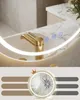 SONGMICS Runder Badspiegel, LED Wandspiegel, Produktbild-Vorschau 4