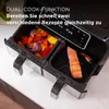kHealthy Fry TWIN Air Fryer HFM20.000MB Dubbele Productafbeelding-voorbeeld 11