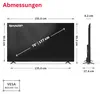 Sharp 70HP5765E QLED Fernseher 70 Zoll Google TV 4K UHD Produktbild-Vorschau 2