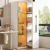 Merax glazen vitrine met LED-verlichting, twee deuren, Productafbeelding-voorbeeld 1