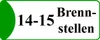 A sign with numbers and text indicating a range of something, possibly related to a product or service. Produktbild-Vorschau