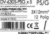 A product label with text, a barcode, and symbols. Produktbild-Vorschau