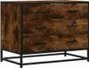 vidaXL Skrinka so zásuvkami z dymového duba 70x41x56 cm Náhľad obrázku produktu 1