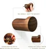 Natürliche Wandhaken aus Holz – 4er-Pack – Moderne Produktbild-Vorschau 3