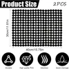 Spülbeckenmatten 40×30 cm schwarz PVC, zuschneidbar, Produktbild-Vorschau 2