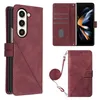 Hülle für Samsung Galaxy Z Fold 5 Prägung Flip Leder Produktbild-Vorschau 6