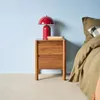 sweeek - Nachttisch Holzdekor 2 Schubladen - Nussbaumfarben Produktbild-Vorschau 3