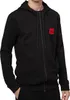 HUGO Daple212 Kapuzenpullover mit Reißverschluss, Schwarz Produktbild-Vorschau 4