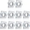 10x MAXKOMFORT Glas Einbaustrahler mit LED Dekoring IP20 Produktbild-Vorschau 6