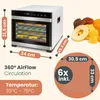 ProfiCook Dörrautomat Edelstahl LED-Display Glastür 6 Produktbild-Vorschau 3