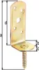 GAH-Alberts Flechtzaunhalter L-Form, Stahl, Schelle, Stahl, Produktbild-Vorschau 3