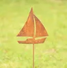 Rost Gartenstecker Segelboot 61,5 cm maritime Gartendeko Produktbild-Vorschau 3