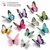 32 Stück 3D-Schmetterlinge Wanddeko bunt – Produktbild-Vorschau 3