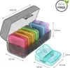 WELLGRO Tablettenbox für 7 Tage - Pillendose je 2 Fächer Produktbild-Vorschau 4