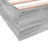 vidaXL Struttura letto senza materasso Grey Sonoma 160x200 Anteprima dell’immagine prodotto 8