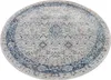 Tapiso Teppich VALLEY Rund Vintage Grau Blau Schlafzimmer Produktbild-Vorschau 7