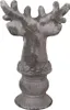 Clayre & Eef Figura decorativa Cervo 17x14x26 cm Pietra Anteprima dell’immagine prodotto 3