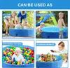 Faltbarer Pool für Hunde und Kinder 80 cm, ohne Aufblasen, Produktbild-Vorschau 4