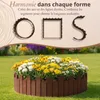 Floranica Clôture décorative bois 100 x 30 cm, Marron – Voir les images du produit 4