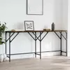vidaXL Konsolentisch Räuchereiche 180x29x75 cm Produktbild-Vorschau 3