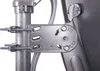 A close-up view of a satellite dish mount attached to a pole. Produktbild-Vorschau