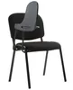 CLP 4er Set Stuhl Ken mit Klapptisch Stoff-Bezug schwarz Produktbild-Vorschau 5