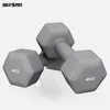 GORILLA SPORTS® Hanteln Set - Neopren, 2x4kg, Guss, Grau - Produktbild-Vorschau 3