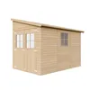 Abri de jardin en bois (sans mur latéral) - débarras avec Voir les images du produit 5