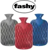 Fashy Wärmflasche Wellenkaro-Halblamelle 2,0L blau Produktbild-Vorschau 2