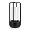 Kabellose LED-Tischlampe aus Glas – Metalllampe mit Produktbild-Vorschau 1