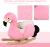 Schaukeltier Schaukelpferd Kinder Schaukel Rosa 60 x 33 x Produktbild-Vorschau 7