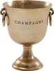 FineBuy Champagnerkühler Gold 28,5x37,5x28,5 cm Aluminium Produktbild-Vorschau 6