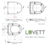 Luvett® D100 WC-Sitz mit Absenkautomatik, D-Form, 3 Produktbild-Vorschau 6
