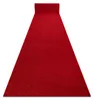 Alfombra de pasillo KARMEL llanura carmín /  60 cm rojo Vista previa de la imagen del producto 1