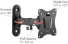 Drehbarer Wandhalter für 13-29 Zoll Bildschirme, Aluminium, Produktbild-Vorschau 7