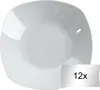 Suppenteller - Ø 22 cm - Weiß - Porzellan - 12er Set Produktbild-Vorschau 1