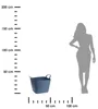 Panier en plastique souple 36L bleu Voir les images du produit 3