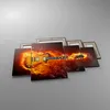 Bild auf Leinwand - Leinwandbild - Feuer Gitarre Instrument Produktbild-Vorschau 2