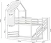CDGlobal  Etagenbett 90x200cm mit Treppe und Rutsche, Produktbild-Vorschau 6